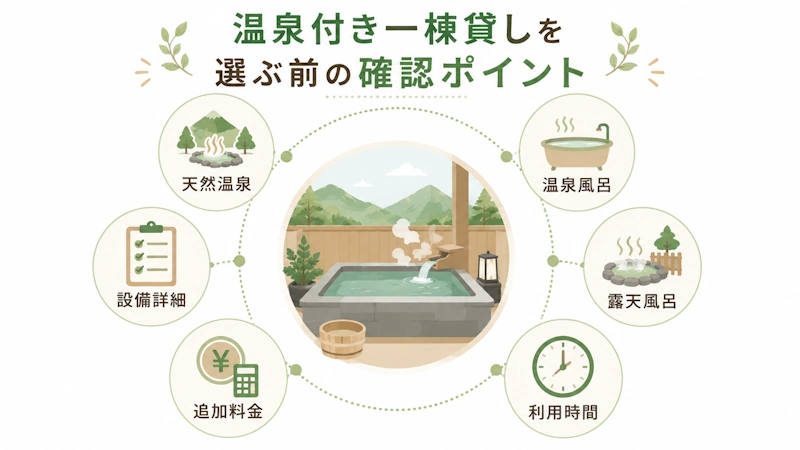 温泉設備の確認ポイント
