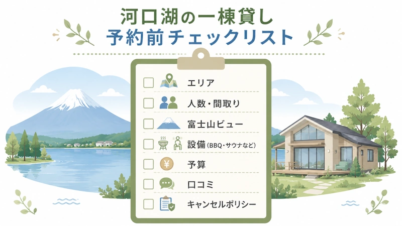 失敗しない一棟貸し選びチェックリスト
